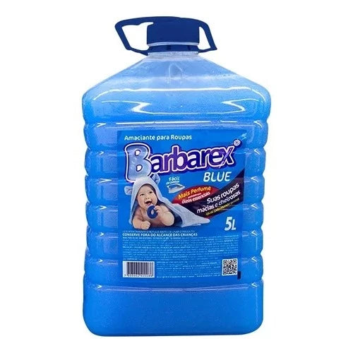 Amaciante De Roupas Perfumado Blue Barbarex 5 Litros